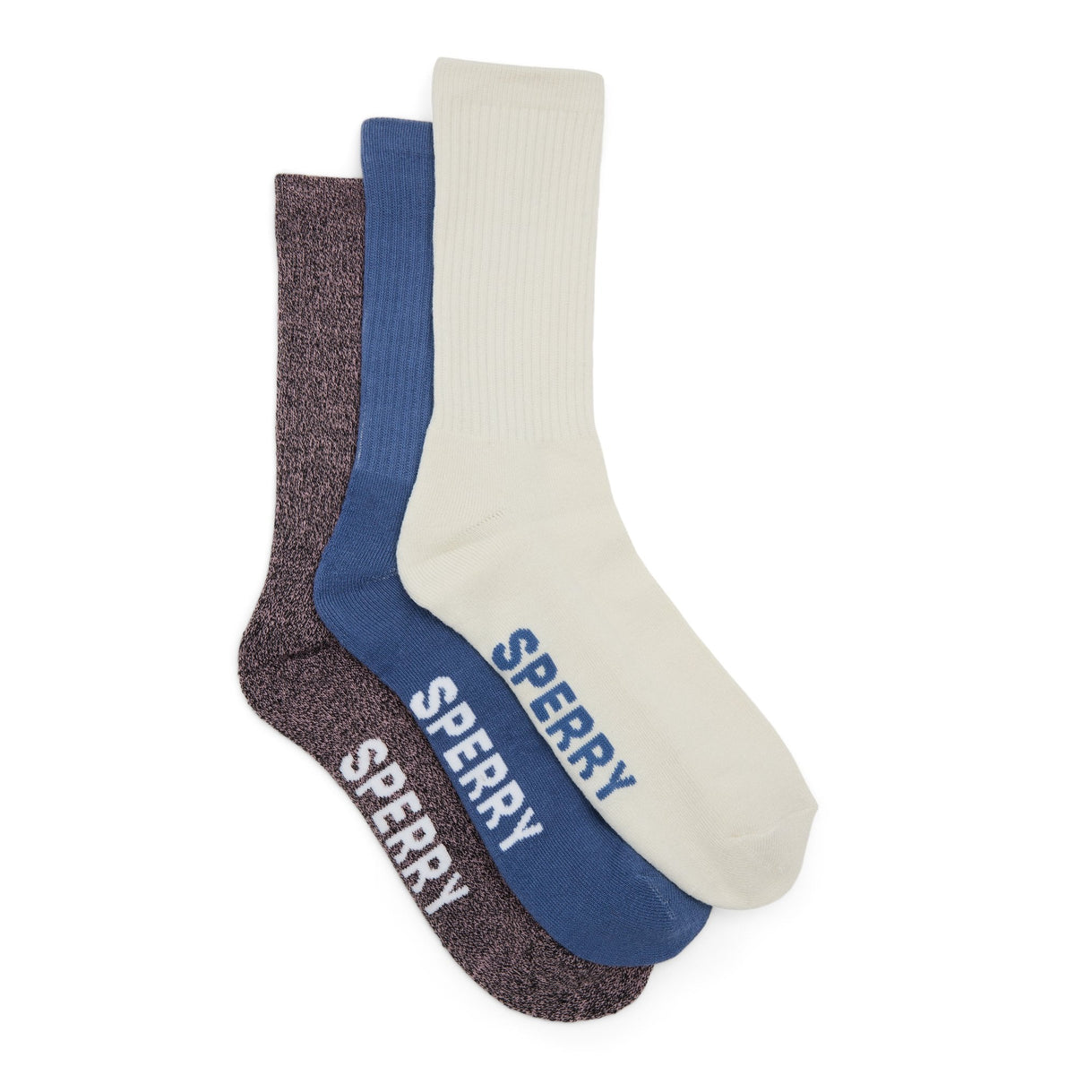 Mens 3-Pack Crew Socks image 1